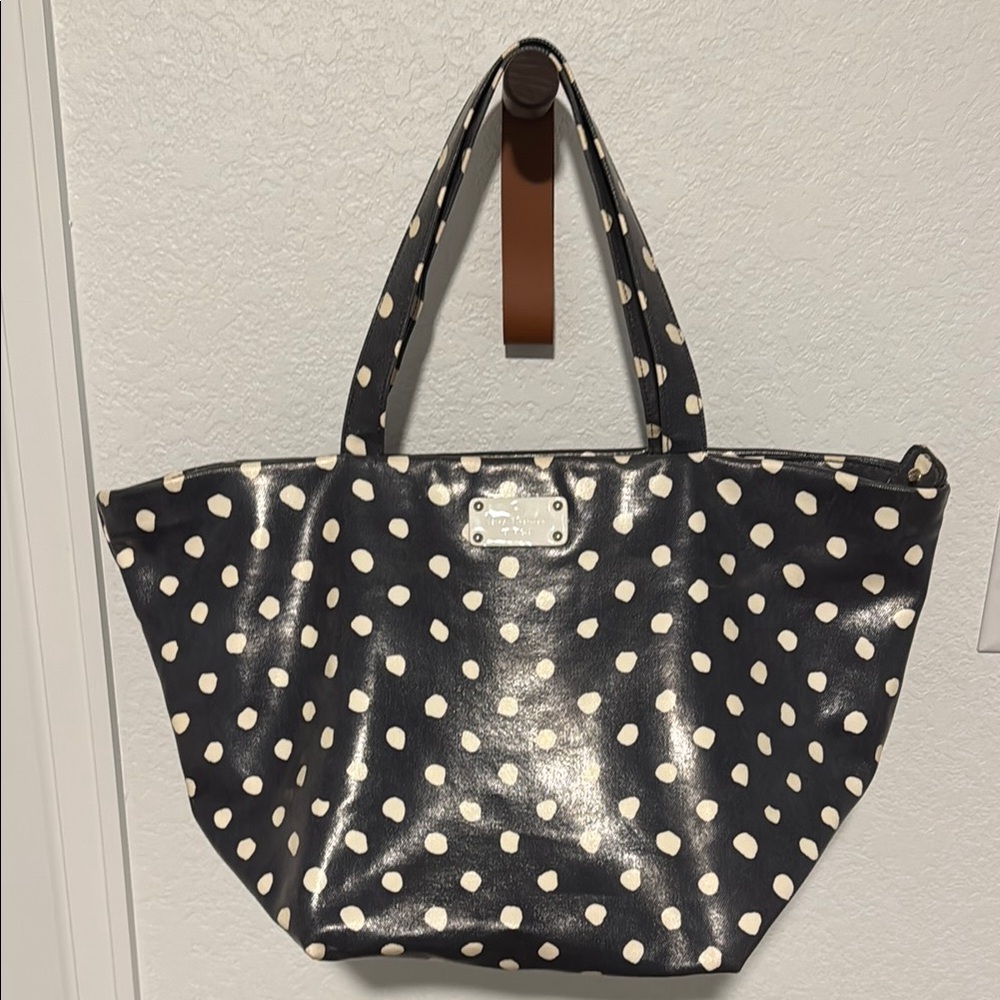 KATE SPADE-Polka Dot Tote Bag